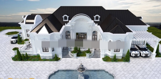 Nhà vườn phong cách đồng quê Pháp sở hữu vẻ đẹp phóng khoáng, nhẹ nhàng. Ảnh: Nhalouis.