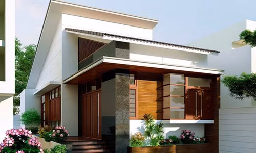 Thiết kế phá cách và màu sắc kết hợp hài hòa mang đến nét quyến rũ riêng cho công trình. Ảnh: Muaban.