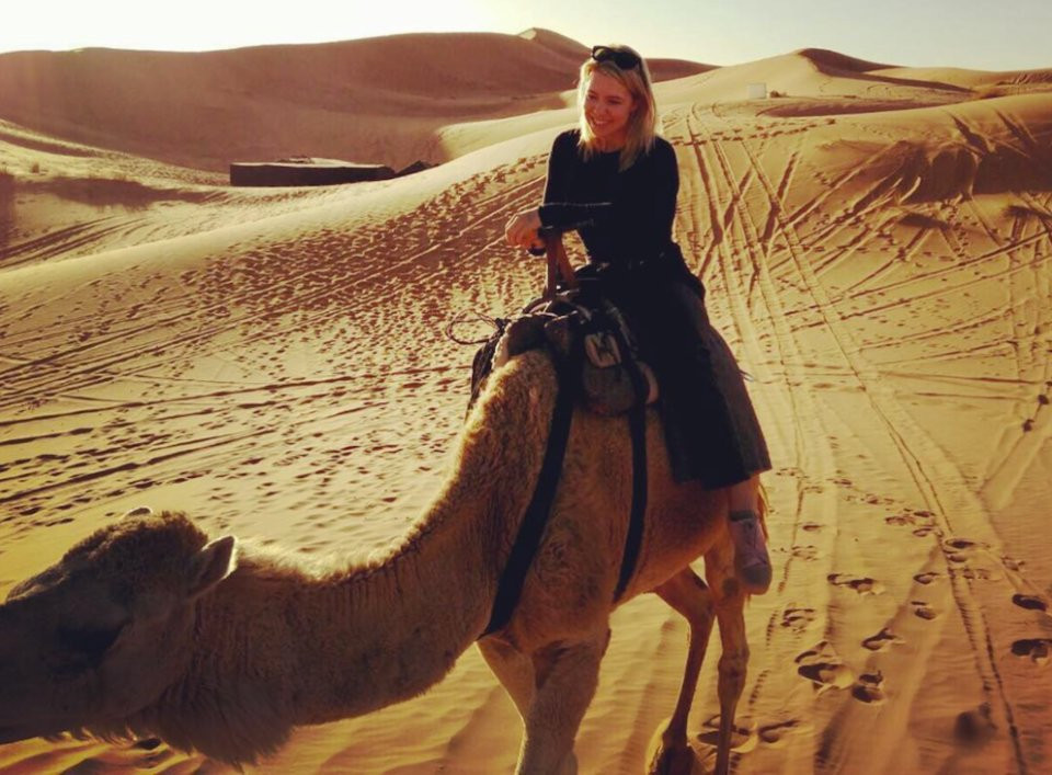 Eva Claire Marseille thường xuyên đi du lịch. Trong ảnh là chuyến thăm tại Ma- rốc. Ảnh: Insider.