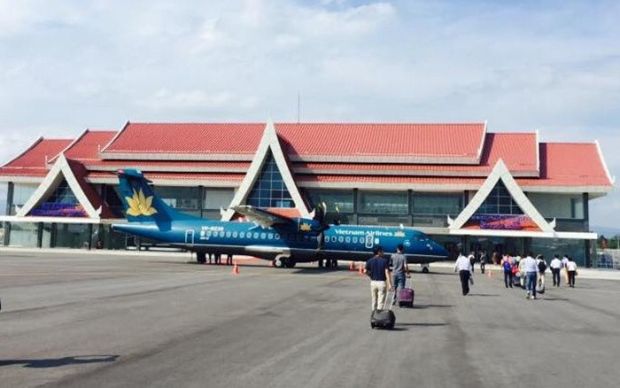 Sân bay trị giá 40 triệu USD do Hoàng Anh Gia Lai cho Chính phủ Lào vay không tính lãi. Ảnh: HAGL Group.