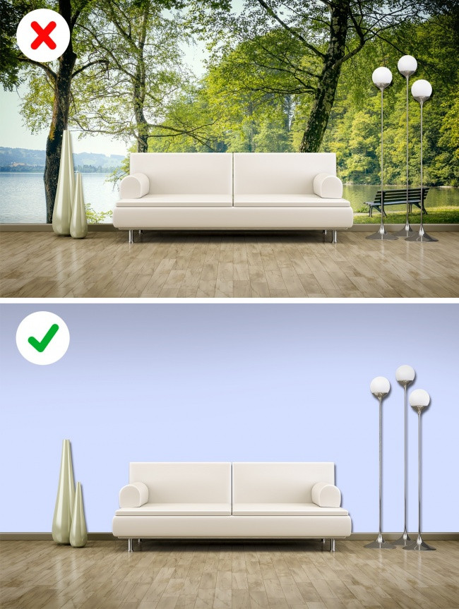 Thiết kế căn hộ hiện đại chuộng sử dụng tranh nhỏ, tấm gỗ trang trí hay gạch men...thay vì tranh khắp tường.