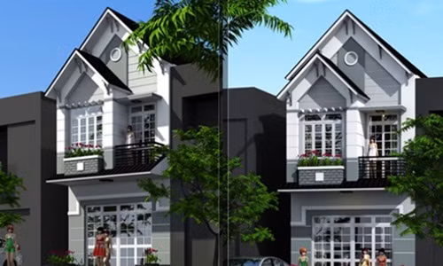 Mái nhà màu nâu mang đến sắc thái thâm trầm, giản dị và yên bình. Ảnh: Dti.