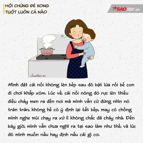 Màn “suýt đốt nhà trong vô thức” của mẹ bỉm sữa này thật đáng sợ.