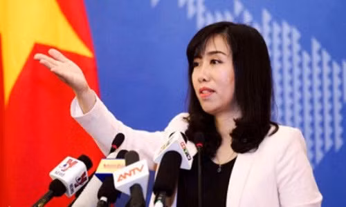 Người Phát ngôn Bộ Ngoại giao Việt Nam Lê Thị Thu Hằng - Ảnh: TUỔI TRẺ