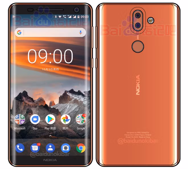 Hình ảnh được cho là Nokia 9. Hình ảnh được cho là Nokia 9.