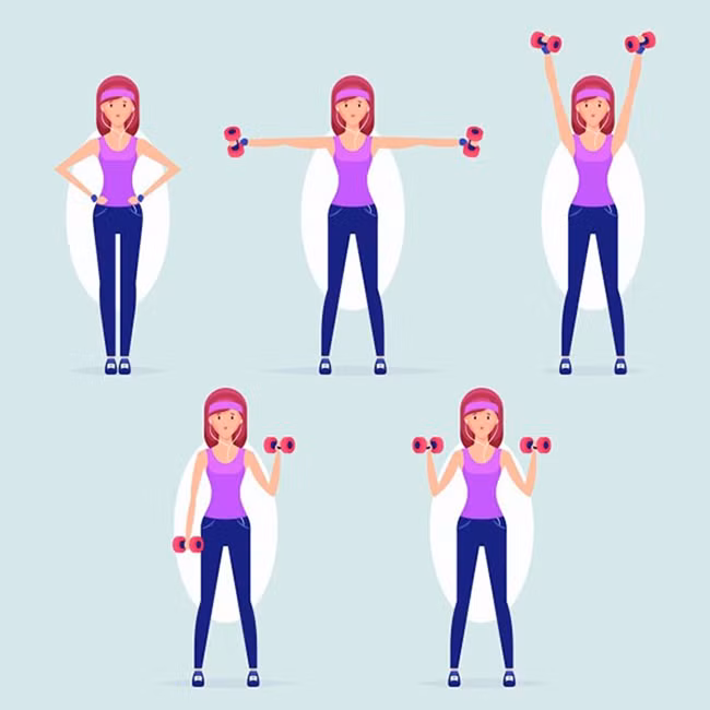 Bảo vệ bạn khỏi viêm khớp – đẩy tạ: Đau khớp mãn tính có thể tấn công người lớn ở mọi lứa tuổi, vì vậy không bao giờ là quá sớm để bắt đầu ngăn ngừa nó và một trong những cách tốt nhất để làm điều đó là tập luyện sức mạnh. Bạn không phải mất hàng giờ để nâng tạ trọng lượng lớn. Thực hiện các bài tập đẩy tạ lên cao với 1-3 kg trong mỗi bàn tay và 2-3 lần một tuần có thể tạo phép lạ cho cơ thể của bạn.