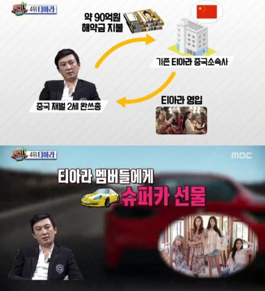 Wang Sicong vốn là fan của nhóm nhạc nữ này. Ảnh: TVReports.