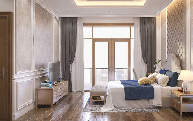 Nội thất gỗ đem lại cảm giác nhẹ nhàng, ấm cúng.