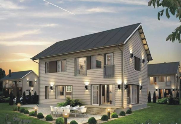 Nhà khung thép thiết kế theo phong cách châu Âu ngày càng được ưa chuộng. Ảnh: Nhakhungthep.