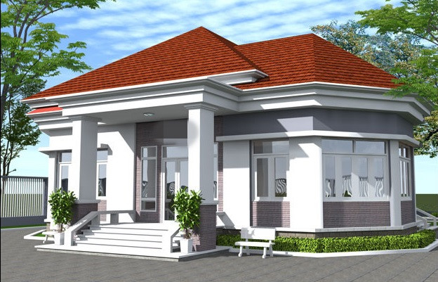 Gam màu trắng tao nhã mang đến cảm giác thoáng đãng. Mặt tiền thiết kế tỉ mỉ với kiến trúc phức tạp thể hiện đẳng cấp của gia chủ. Ảnh: Linkedin.