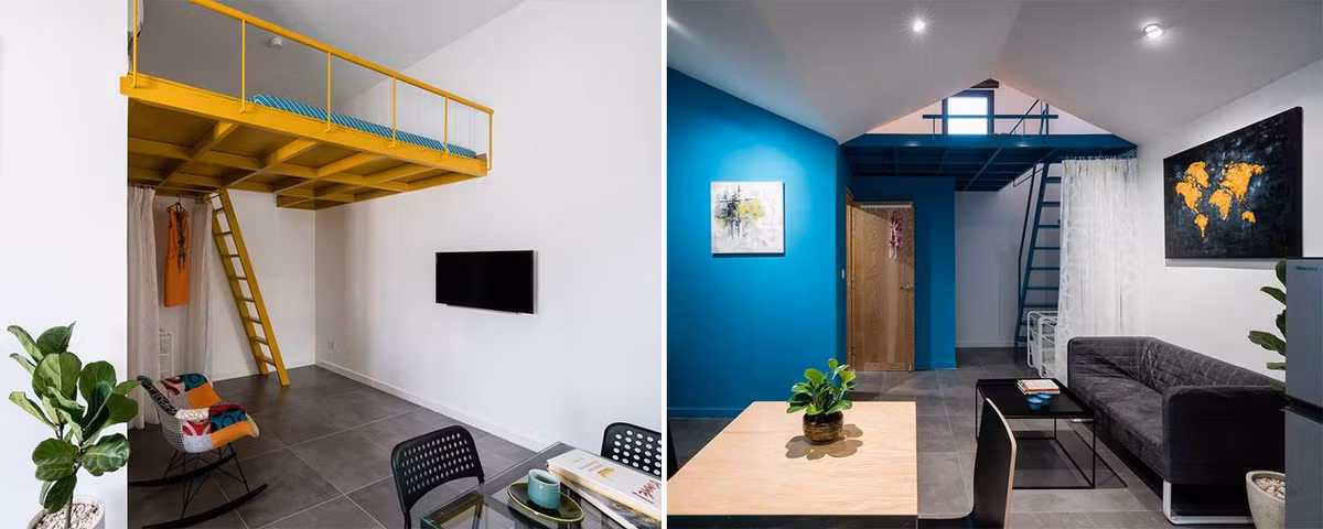 Mỗi không gian trong nhà đều được bố trí khép kín với nội thất tiện nghi như một căn hộ nhỏ độc lập. Ảnh: Quangdam.