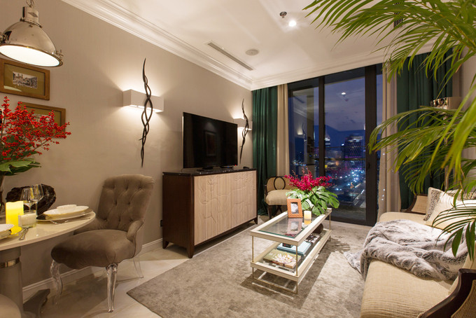 Căn hộ nhỏ sở hữu tầm nhìn tuyệt đẹp ra sông Sài Gòn.