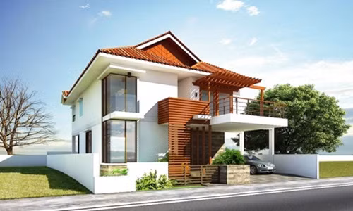 Đây là mẫu nhà phố thương mại, kết hợp làm văn phòng với tầng trệt để xe. Tầng lửng hoặc tầng 1 làm lễ tân hay showroom, các tầng trên để ở. Ảnh: Nhadepthainguyen.