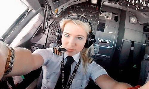 Nữ phi công Eva Claire Marseille (32 tuổi) là ngôi sao nổi tiếng trên mạng xã hội Instagram. Ảnh: Insider.