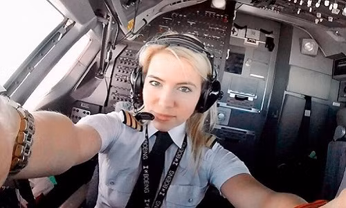 Nữ phi công Eva Claire Marseille (32 tuổi) là ngôi sao nổi tiếng trên mạng xã hội Instagram. Ảnh: Insider.