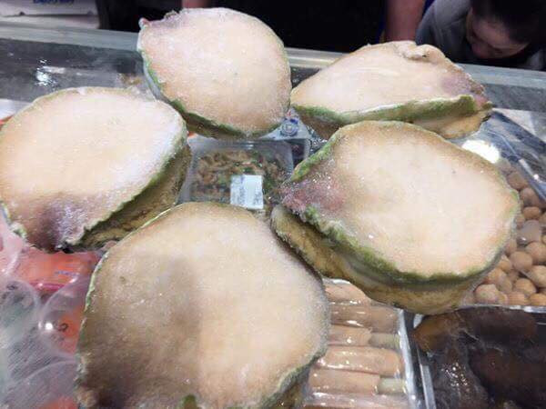 Bào ngư viền xanh có trọng lượng từ 100g - 325g. Ảnh: FB Vũ Hồng Phúc.