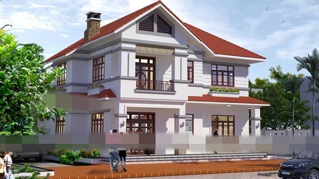 Không đi sâu vào các chi tiết, đường gờ phào chỉ nhưng công trình lại đề cao sự bố trí, cách sắp xếp để làm sao tận dụng được hết diện tích. Ảnh: Vinavic.