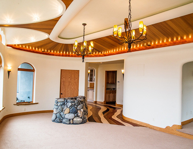 Ngôi nhà nhằm tôn vinh và thể hiện sự hài hòa với thiên nhiên