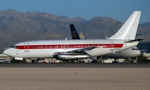 Hãng hàng không Janet Airlines bí mật đến nỗi chính quyền Mỹ đến nay vẫn chưa công nhận sự tồn tại của nó. Ảnh: Planespotters.