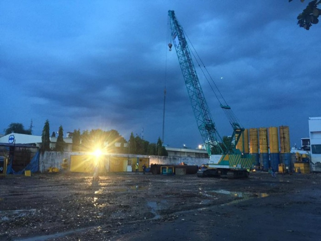 Dự án Lancaster Lincoln đã được khởi công xây dựng từ tháng 9/2017, do Công ty cổ phần Xây dựng và Kinh doanh địa ốc Hòa Bình làm thầu chính thi công. Ảnh: Wikireal.