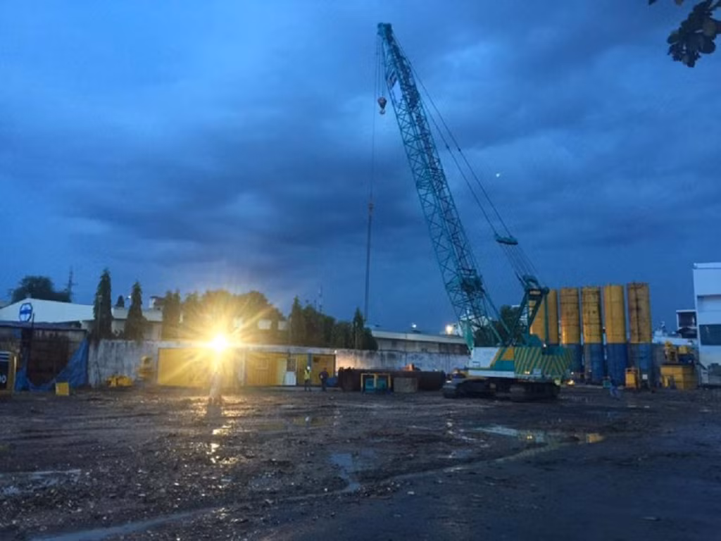 Dự án Lancaster Lincoln đã được khởi công xây dựng từ tháng 9/2017, do Công ty cổ phần Xây dựng và Kinh doanh địa ốc Hòa Bình làm thầu chính thi công. Ảnh: Wikireal.