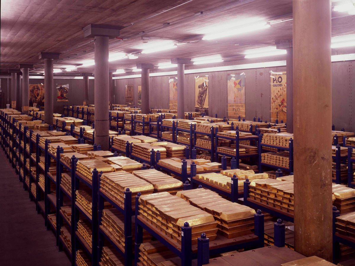 Ước tính phần lớn số vàng được đào lên từ trước đến nay đều được cất giữ ở trong hầm này. Ảnh: Assignment.