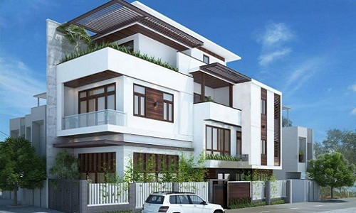 Gam màu trắng chủ đạo kết hợp chi tiết trang trí nhẹ nhàng cùng cây xanh mang đến không gian sống tiện nghi, đầy đủ. Ảnh: Xaynhasaigon.