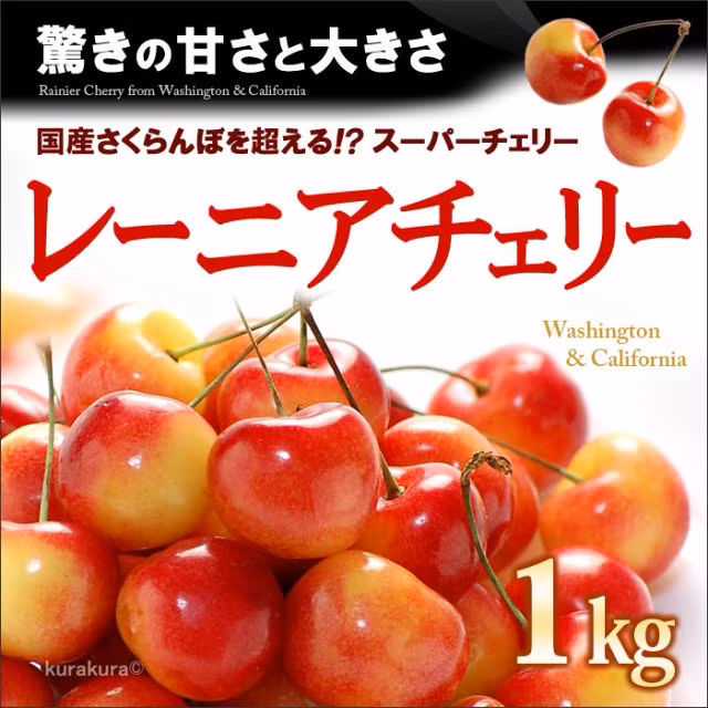 Nếu bán lẻ, loại cherry Sato Nishiki quả to có giá bán tới 226 USD/kg (tương đương hơn 4 triệu đồng). Ảnh: Wowma.