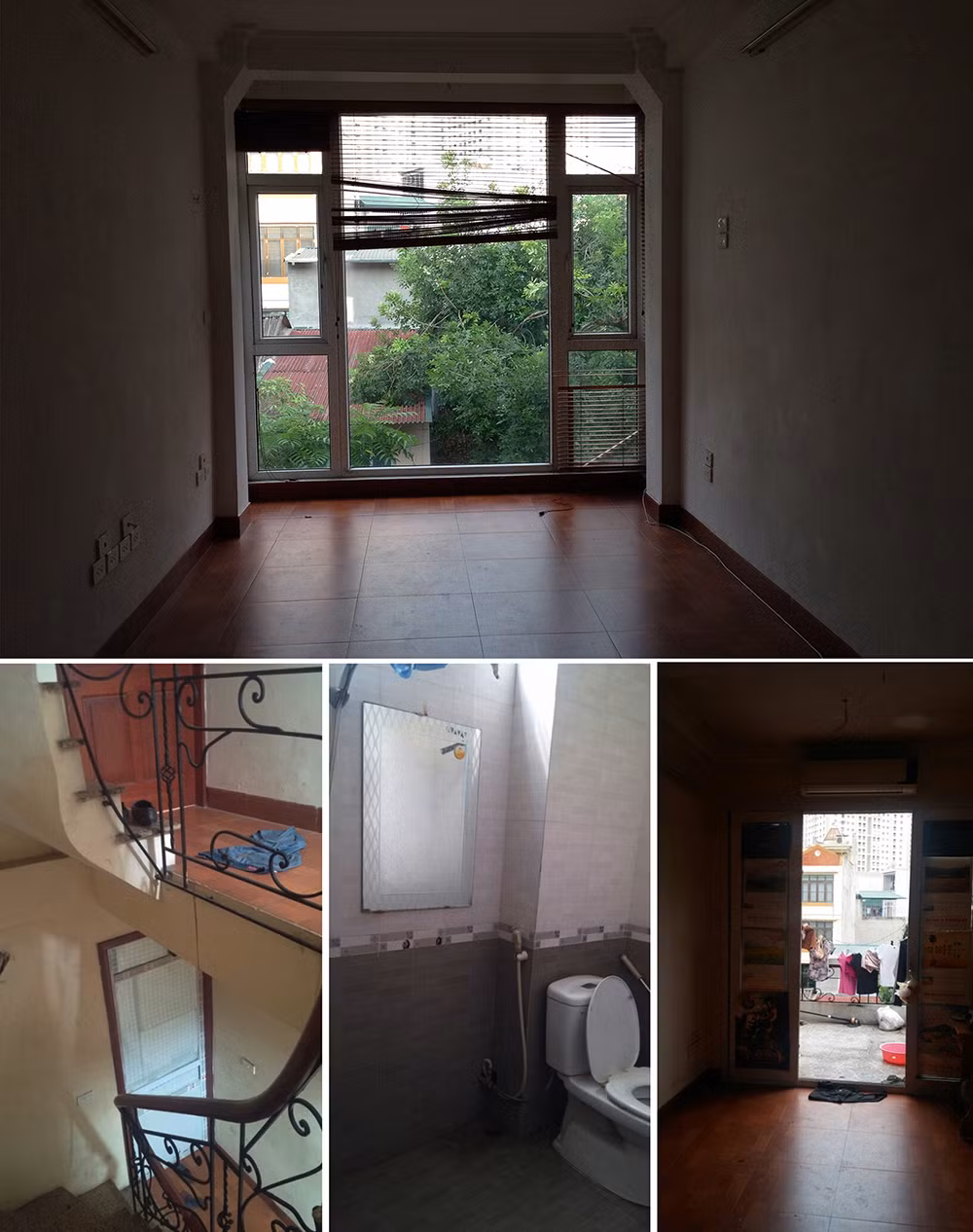 Căn nhà ống cũ kỹ tại Hà Nội được xây dựng từ nhiều năm trước đã trở nên bí bách, chật chội.