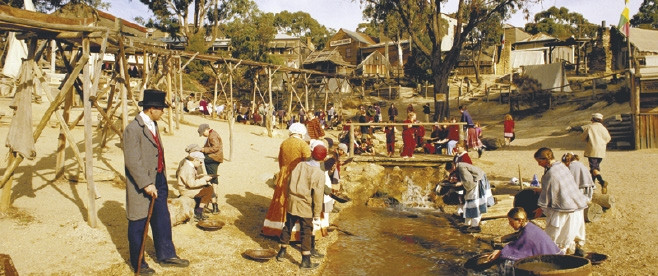 Theo các tài liệu, trong thập niên 1850, vàng ở Ballarat được sản xuất bằng 1/3 tổng số vàng được sản xuất của cả thế giới. Ảnh: AAT Kings.