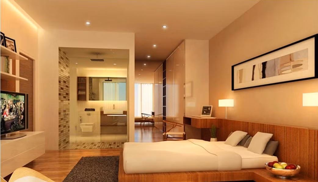  Lắp duy nhất một loại đèn cho một kiểu chiếu sáng. Mỗi không gian cần có ba kiểu đèn chiếu sáng: chiếu sáng chung, chiếu sáng chức năng và chiếu sáng trang trí.