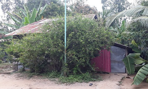 Ngôi nhà nơi xảy ra vụ việc. (Ảnh: Thanh Lâm).