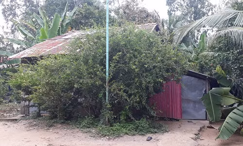 Ngôi nhà nơi xảy ra vụ việc. (Ảnh: Thanh Lâm).