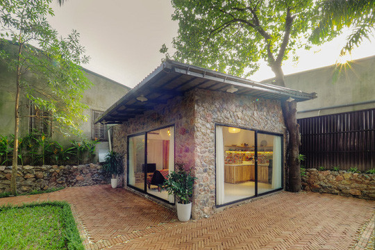 Đá ốp tường gần gũi thiên nhiên.