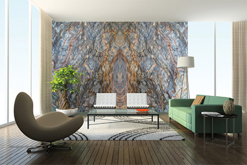 Tưởng như mộc mạc, chân chất song dưới bàn tay của kiến trúc sư tường đá trở thành biểu tượng của sự sang trọng và nghệ thuật.