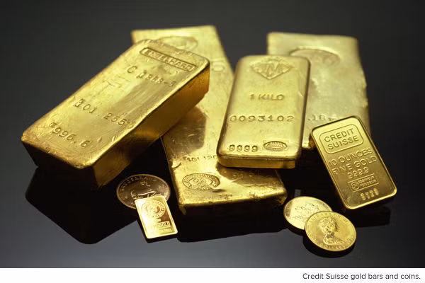 Vị trí thứ 7 thuộc về Thụy Sĩ, quốc gia có trữ lượng vàng lớn nhất thế giới tính theo đầu người. Trong Thế chiến thứ 2, Thụy Sĩ trở thành trung tâm giao dịch vàng của châu Âu.