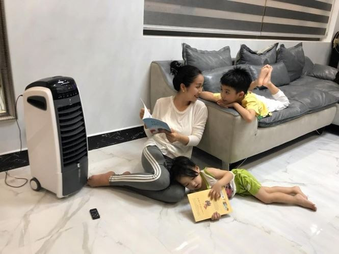 Bên trong biệt thự của vợ chồng Ốc Thanh Vân bao gồm nhiều nội thất tiện nghi.