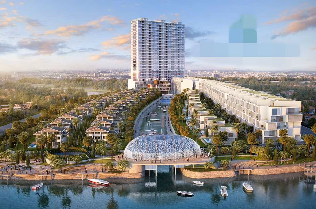 Dự án khu dân cư mới phức hợp đa chức năng City Villa, (phường Phú Mỹ, quận 7) do Công ty TNHH Xây dựng - Sản xuất - Thương mại Tài nguyên làm chủ đầu tư, thế chấp tại Ngân hàng Thương mại Cổ phần Sài Gòn - Hà Nội - Chi nhánh Sài Gòn. Ảnh: Evergreen.