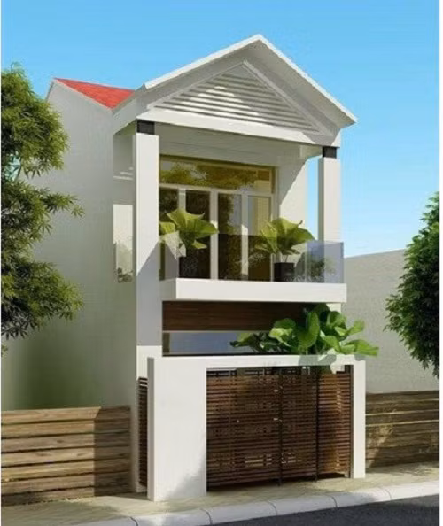 Mái thái kết hợp tông màu trắng chủ đạo giúp tôn lên nét đẹp uy nghi và sang trọng. Ảnh: Xaynhasaigon.