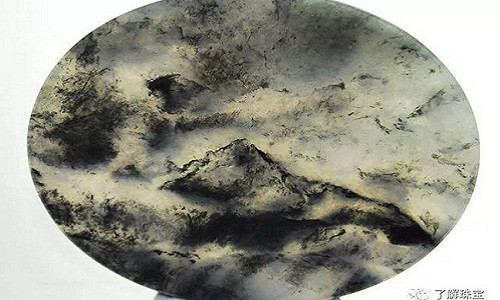 Miếng thạch bích đen với hoa văn sắc nét có giá trị đắt đỏ bậc nhất.