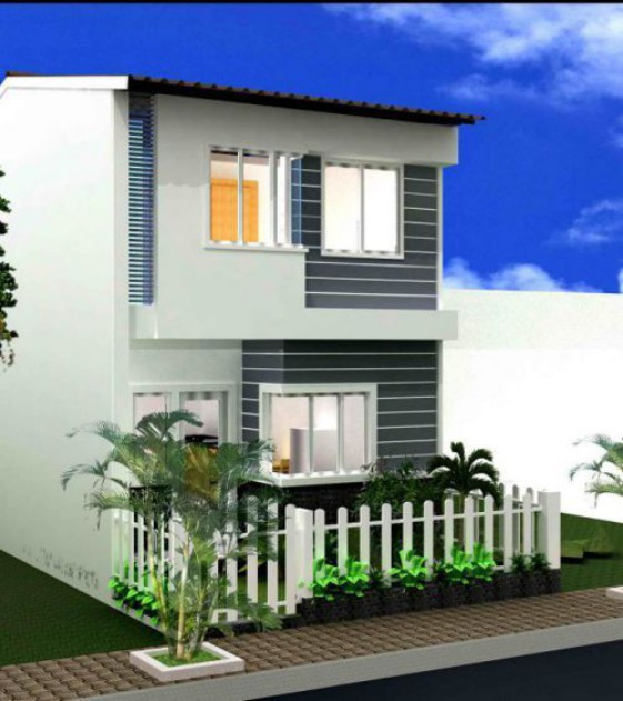 Kiến trúc 1 lầu, 1 trệt đúng với xu hướng của nhà phố 2018. Ảnh: Kientrucnhadep24h.