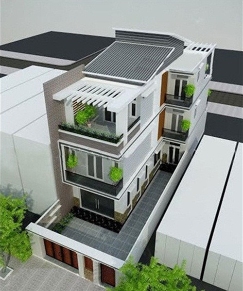 Những đường kẻ liền nhau tạo nên không gian thoáng đãng. Ảnh: Nhadepktv.