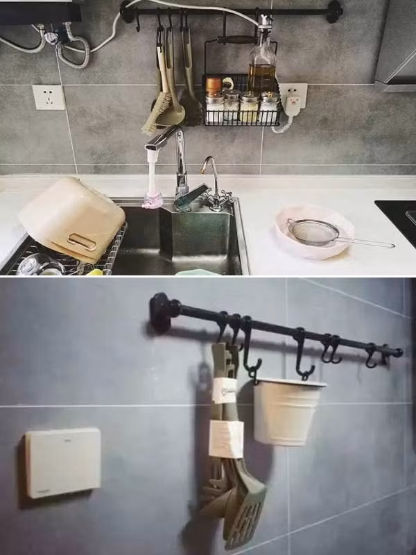 Theo thiết kế ban đầu, không gian phòng khách rất nhỏ, tăm tối, thiếu ánh sáng, phong thủy thì cực kỳ xấu, không có lợi cho sức khỏe, vì vậy cô gái trẻ quyết định phải thay đổi thiết kế phòng khách, tận dụng những cửa sổ lớn nhỏ quanh nhà lấy ánh sáng mặt trời tự nhiên.