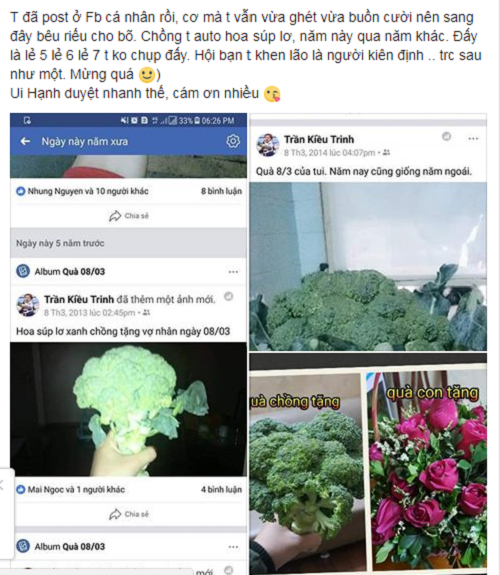 Sang năm 2014, vẫn là món quà hệt năm 2013.