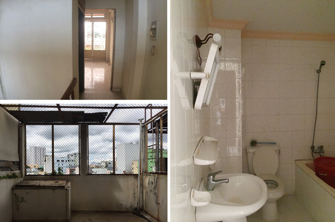 Cầu thang bố trí giữa nhà trông lạc hậu đồng thời khiến tổng thể trở nên tăm tối, thiếu ánh sáng.