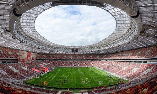 Theo kế hoạch, trận khai mạc World Cup 2018 sẽ được tổ chức tại sân vận động Luzhniki (Moscow) vào ngày 14/6. Ảnh: Wiki.