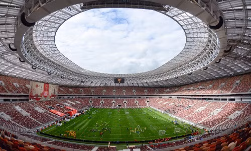 Theo kế hoạch, trận khai mạc World Cup 2018 sẽ được tổ chức tại sân vận động Luzhniki (Moscow) vào ngày 14/6. Ảnh: Wiki.