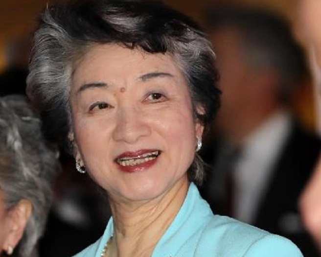 Bà Yoshiko Mori, vợ của ông Minoru Mori sở hữu 2,6 tỷ USD là một trong những nhân vật có thế lực nhất của ngành bất động sản Nhật Bản. Ảnh: Forbes.