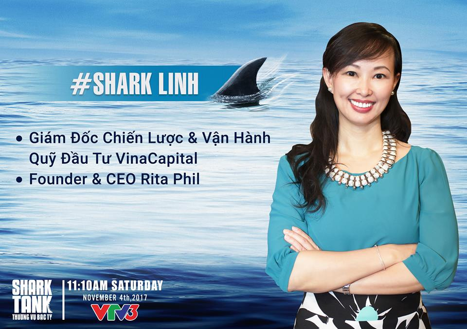Là vị giám khảo nữ duy nhất của Shark Tank nhưng bà Thái Vân Linh có hồ sơ không hề kém cạnh ba vị giám khảo nam. Ảnh: VTV.