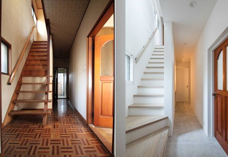 Cầu thang hoàn toàn lột xác.